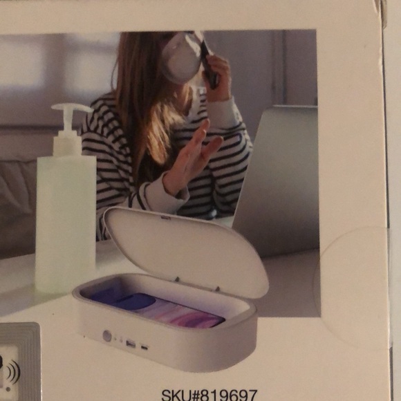 NuvōMed portable UV sterilizer for mobile phones sku#819697 NEW UNOPENED IN BOX - Picture 2 of 3